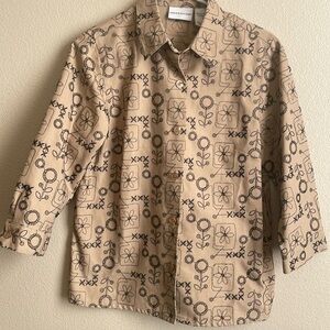 Alfred‎ Dunner Embroidered Dress Jacket Size 8
